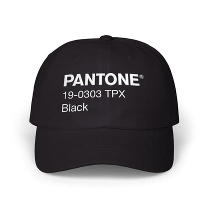 Black Pantone Hat Printify