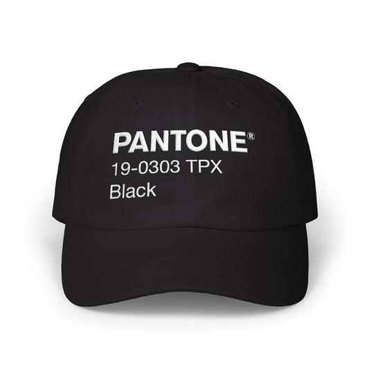 Black Pantone Hat Printify