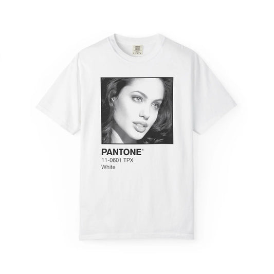 Angelina Jolie - White SWATCH® Tee Printify