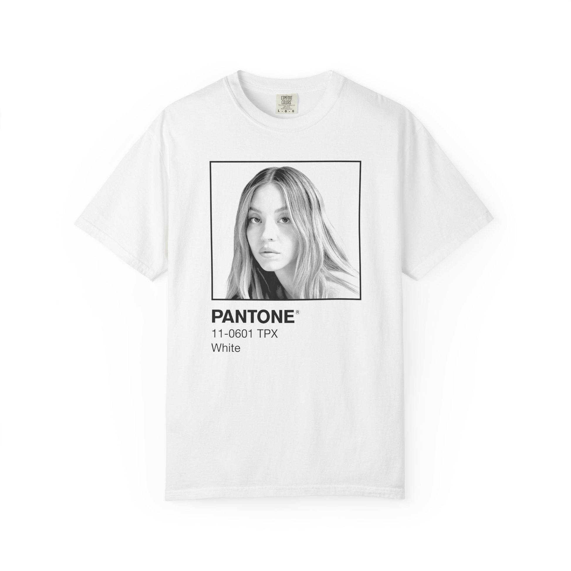 Sydney Sweeney - White SWATCH® Tee Printify